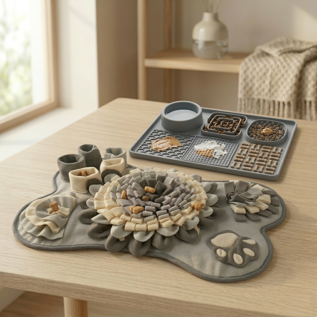 Calm Enrichment Bundle — Lick Mat + Snuffle Mat
