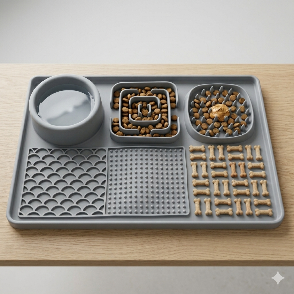 Calm Enrichment Bundle — Lick Mat + Snuffle Mat