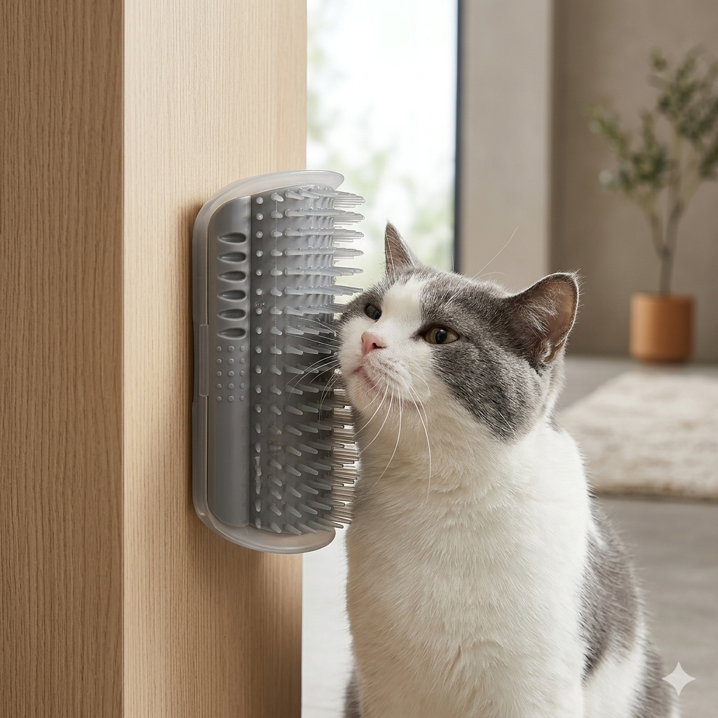 Corner Self-Grooming Wall Brush